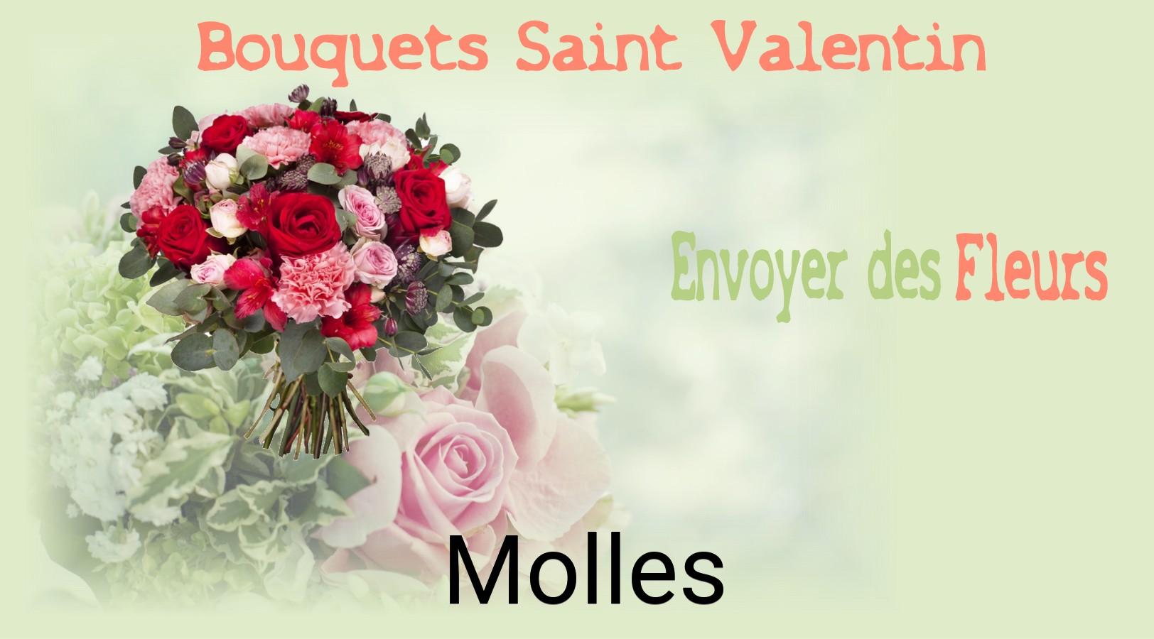 Roses de Saint-Valentin livrées à Molles